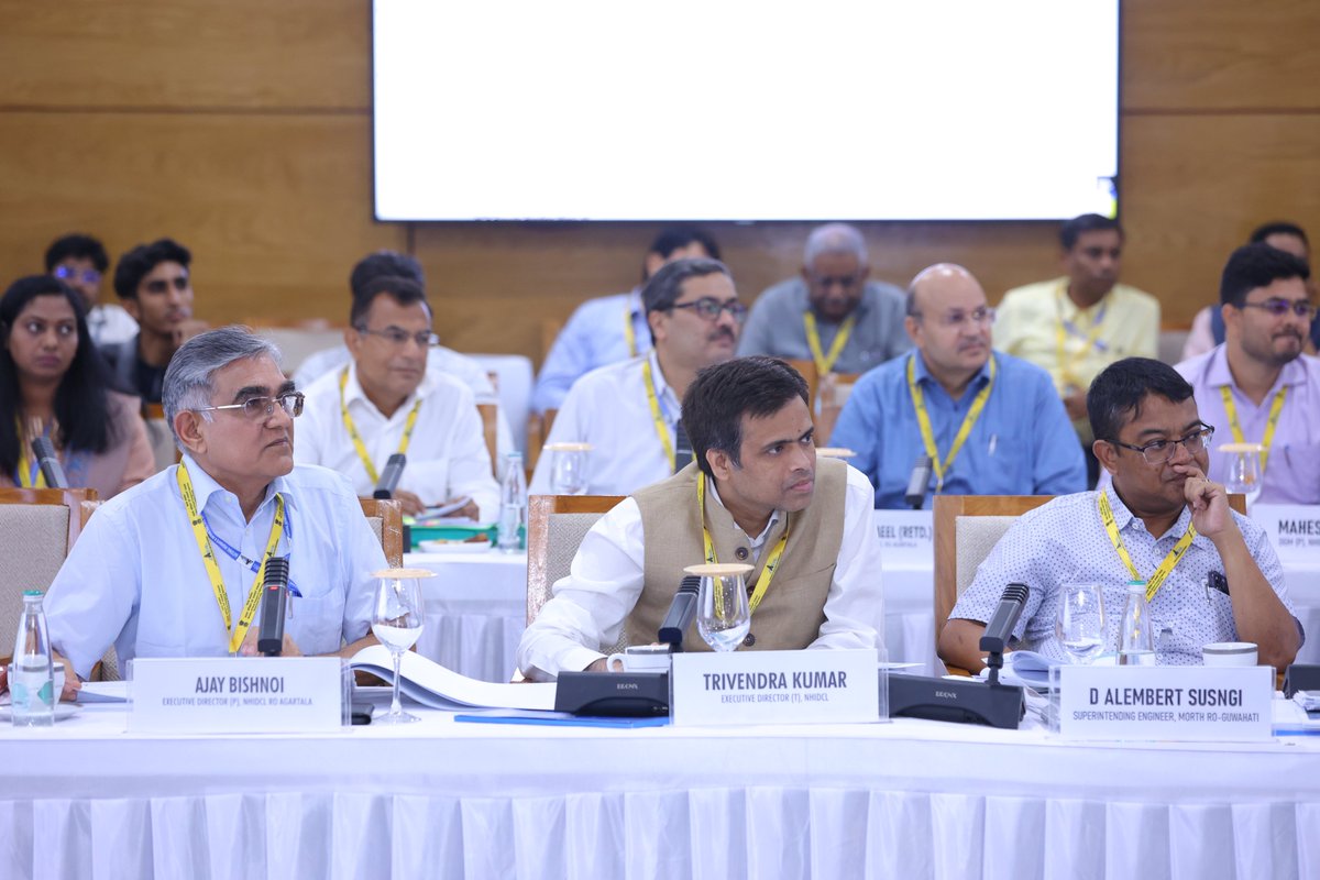 nhidcl's tweet photo. Shri Manik Saha, Hon'ble CM, Tripura, attended the two-day "Review Meeting for National Highways Projects" implemented by NHIDCL in the North-Eastern Region at Vanijya Bhawan in New Delhi. He commended Shri Nitin Gadkari, Hon'ble Minister, RT&H for his long-term vision and NHIDCL's efforts in upgrading the state's infrastructure and assured of all assistance in timely completion of projects.

The review meeting brought together key stakeholders, including state administrators, AE, and EPC contractors, to assess project progress and resolve pending issues.