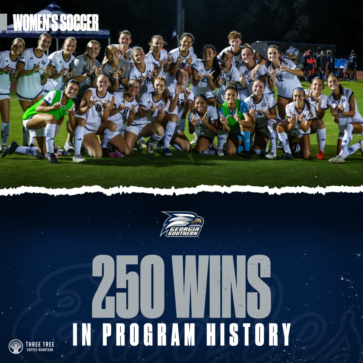 ICYMI: Georgia Southern's 2-1 win over South Alabama on Friday was the 250th win in program history. Congratulations Eagles!

#HailSouthern
