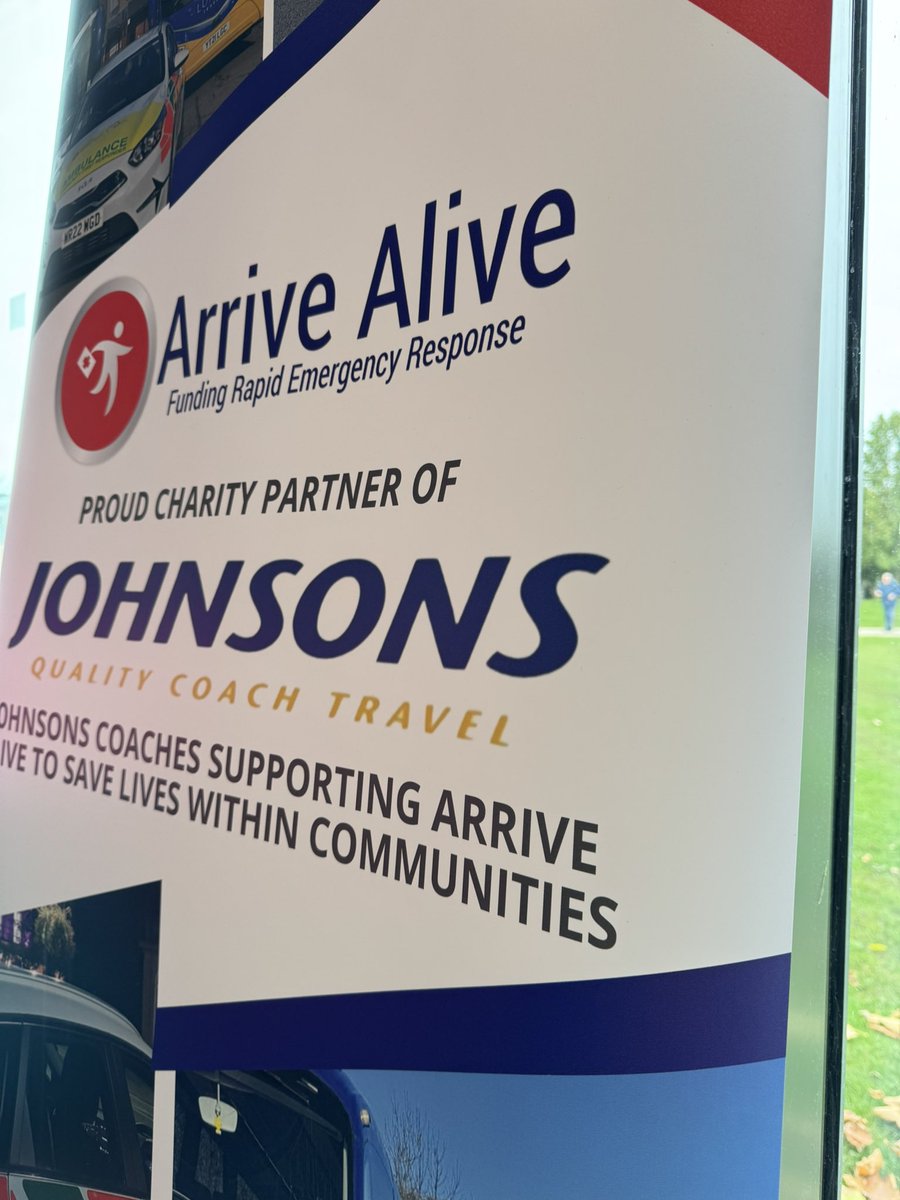 Thank you to @johnsonscoaches for including Arrive Alive in todays event showcasing their 2025 brochure ❤️🚌
