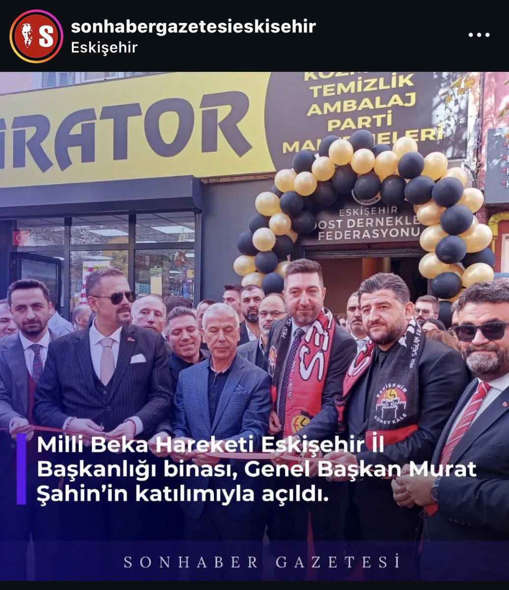 muratsahin2023's tweet photo. Milli Beka Hareketi Eskişehir İl Başkanlığı açılışımızda izdiham yaşandı

Bizleri yalnız bırakmayan ESKİŞEHİR’li hemşerilerimize ve ES-ES’lere teşekkür ediyoruz

Açılışımıza çelenk ve hayırlı olsun tebriği gönderen @NebiHatipoglu vekilimize ağabeyimize de şükranlarımızı sunuyoruz https://t.co/Flu4JWSq4P