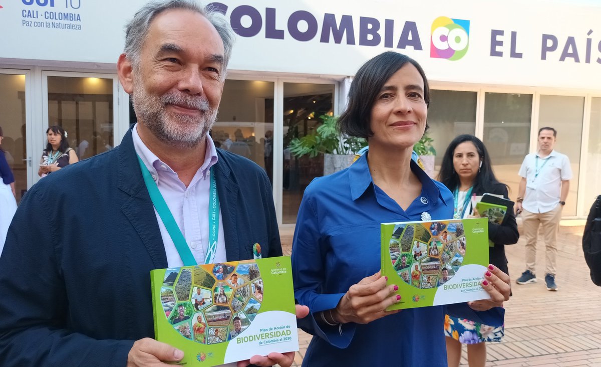 Ministra <a href="/susanamuhamad/">Susana Muhamad</a> en #COP16 anunció que hay 141 países confirmados en el segmento de Alto Nivel y 34 países han presentado sus Planes de Acción actualizados en #Biodiversidad Incluido el anuncio delPlan de Colombia hoy <a href="/COP16Oficial/">COP16 COLOMBIA 🇨🇴</a> <a href="/Cedodes/">Cedodes</a> <a href="/ACCION_Empresas/">Acción Empresas</a> <a href="/ComunicarSe/">ComunicarSe</a>