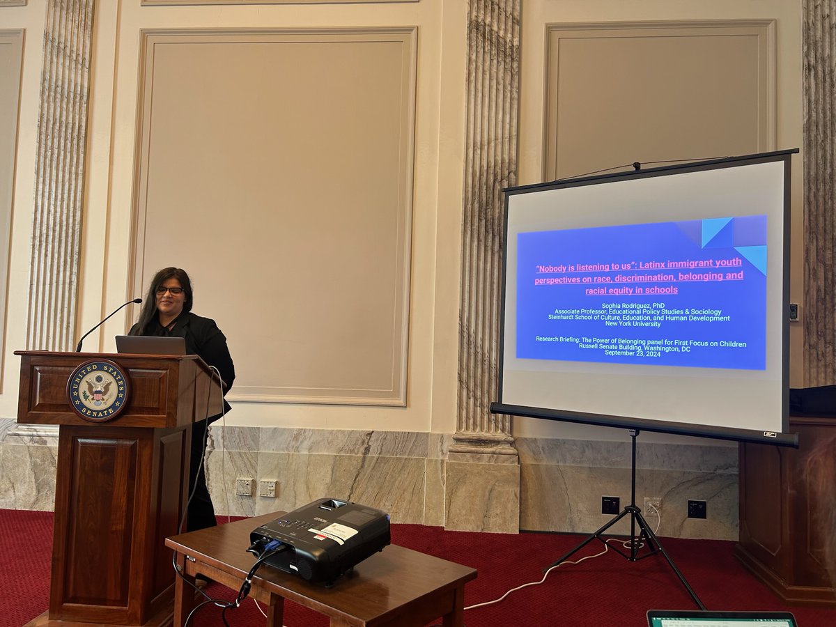 NYU Steinhardt ALT (@nyu_alt) on Twitter photo In a presentation on Capital Hill, The Power of Belonging: New Research Finds Inclusive School Cultures Promote Student Success, ALT's Dr. Sophia Rodriguez, highlighted her study showing that unwelcoming school climates discourage Latinx immigrant youth edweek.org/leadership/wha… In a presentation on Capital Hill, The Power of Belonging: New Research Finds Inclusive School Cultures Promote Student Success, ALT's Dr. Sophia Rodriguez, highlighted her study showing that unwelcoming school climates discourage Latinx immigrant youth edweek.org/leadership/wha…