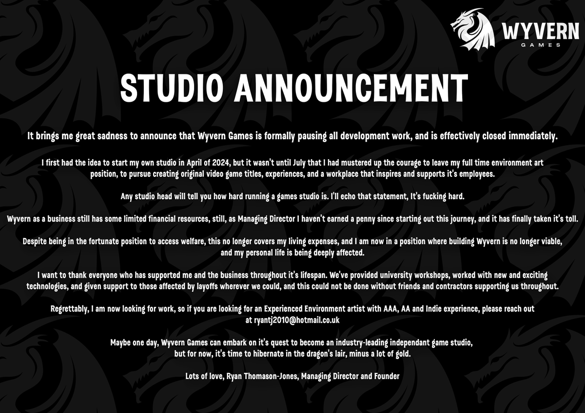 We have some news to share today.