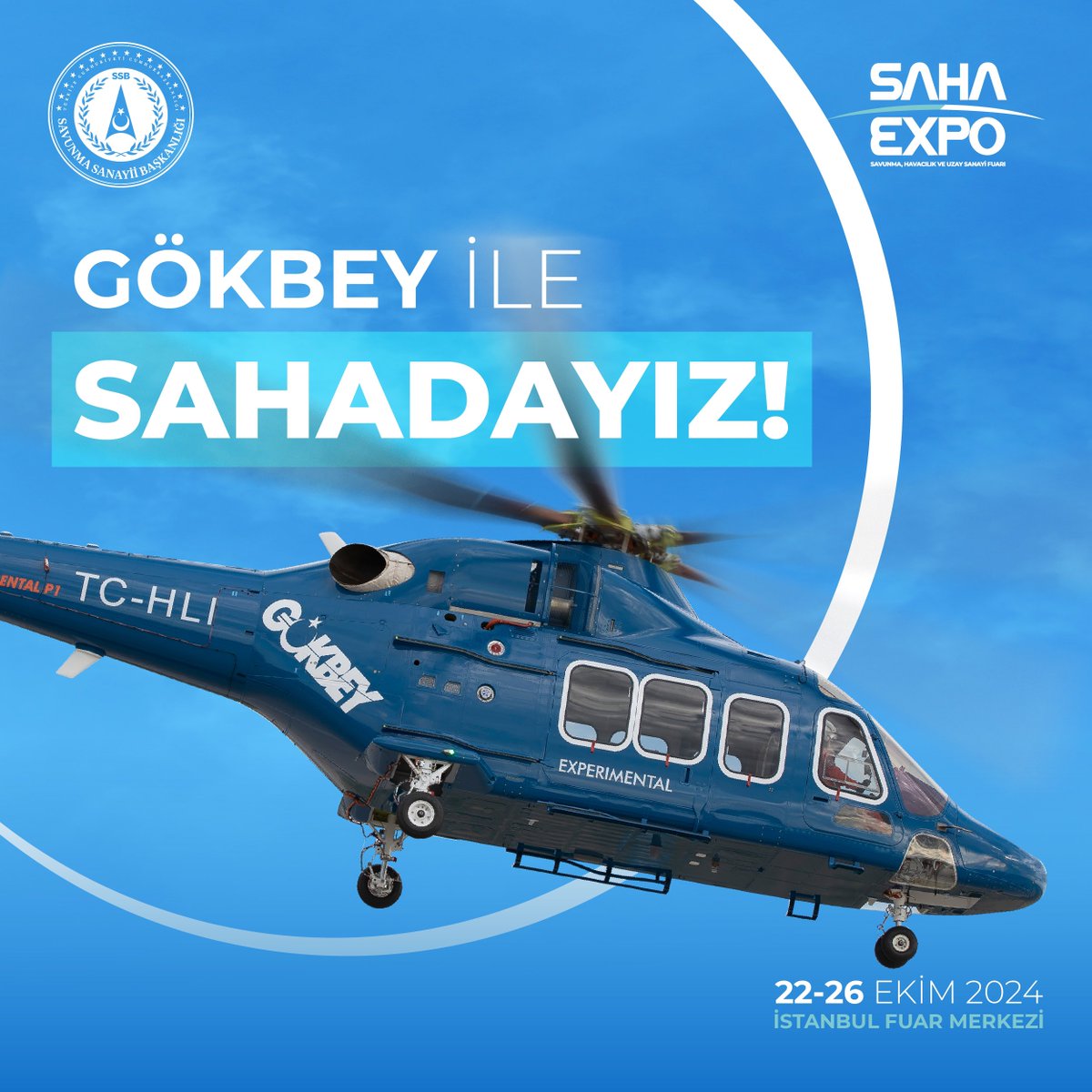 SavunmaSanayii's tweet image. ✅Tusaş tarafından geliştirilen #GÖKBEY
✅TEI tarafından geliştirilen #TF6000
✅Aselsan tarafından geliştirilen #KORAL
✅Sefine ve Aselsan iş ortaklığı ile geliştirilen #MARLİN ile #SAHADAYIZ! 

📍İstanbul Fuar Merkezi
📆22-26 Ekim 2024 

@TUSAS_TR
@TEI_TUSAS 
@Aselsan