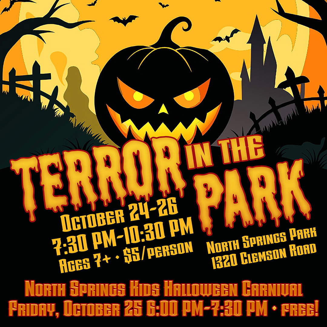 Terror in the Park starts tomorrow. Don't miss the return of spooky scary fun!