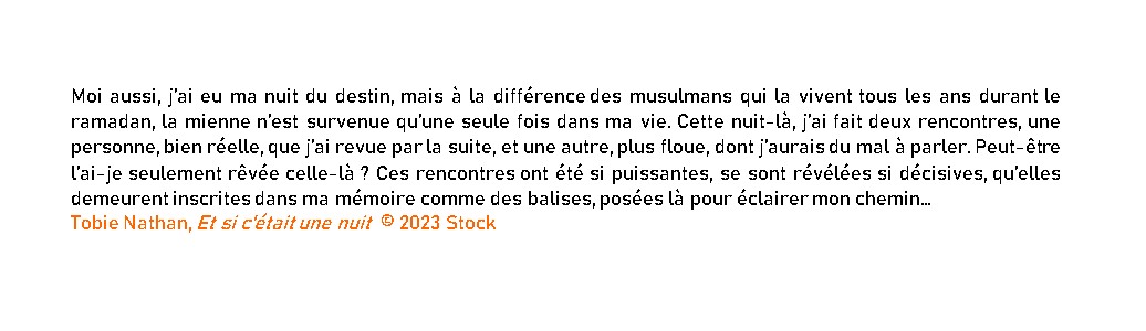 ° ★　Un extrait de roman, pour donner envie de lire ou relire l’œuvre et son auteur  ° ★ 

 #TobieNathan

#ChaqueJourEstUnRoman #UnRomanUnExtrait