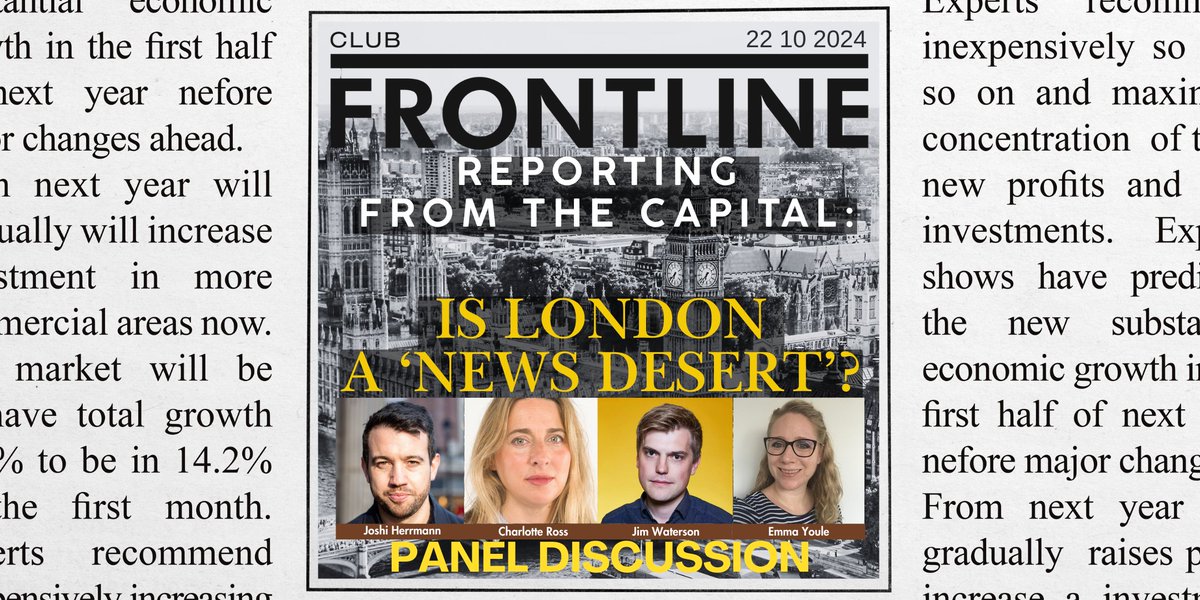 Frontline Club tweet media