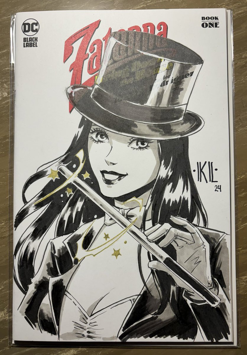 xworddoug's tweet photo. Amazing cover sketch by @KathLobo 🪄#NYCC2024 https://t.co/JwNRGq8doF