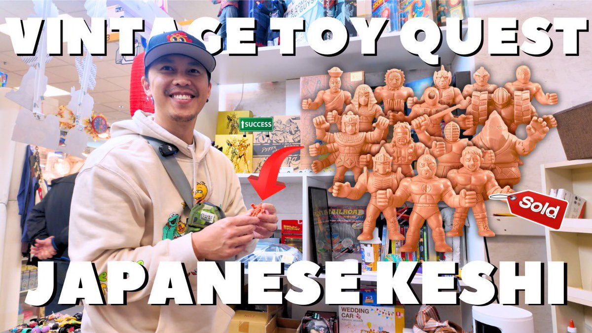 New Monday morning video for yall! Give it a watch

#VintageToys Hunt: Japanese #KeshiFiguresHunting at a #FleaMarket!
youtu.be/RNp_UHjT4Qk