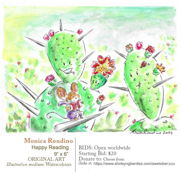 Monica Rondino (@theartofpuro) on Twitter photo My illustration for
<a href="/AWEtober/">AWEtober 2023</a> Auction by
@shirleysillos Is Live
You'll find my illo on my IG page Theartofpuro
#awetober2024 #kidlitart #ChildrensBooks #auctionfundraiser #charityauction #waterc My illustration for
<a href="/AWEtober/">AWEtober 2023</a> Auction by
@shirleysillos Is Live
You'll find my illo on my IG page Theartofpuro
#awetober2024 #kidlitart #ChildrensBooks #auctionfundraiser #charityauction #waterc
