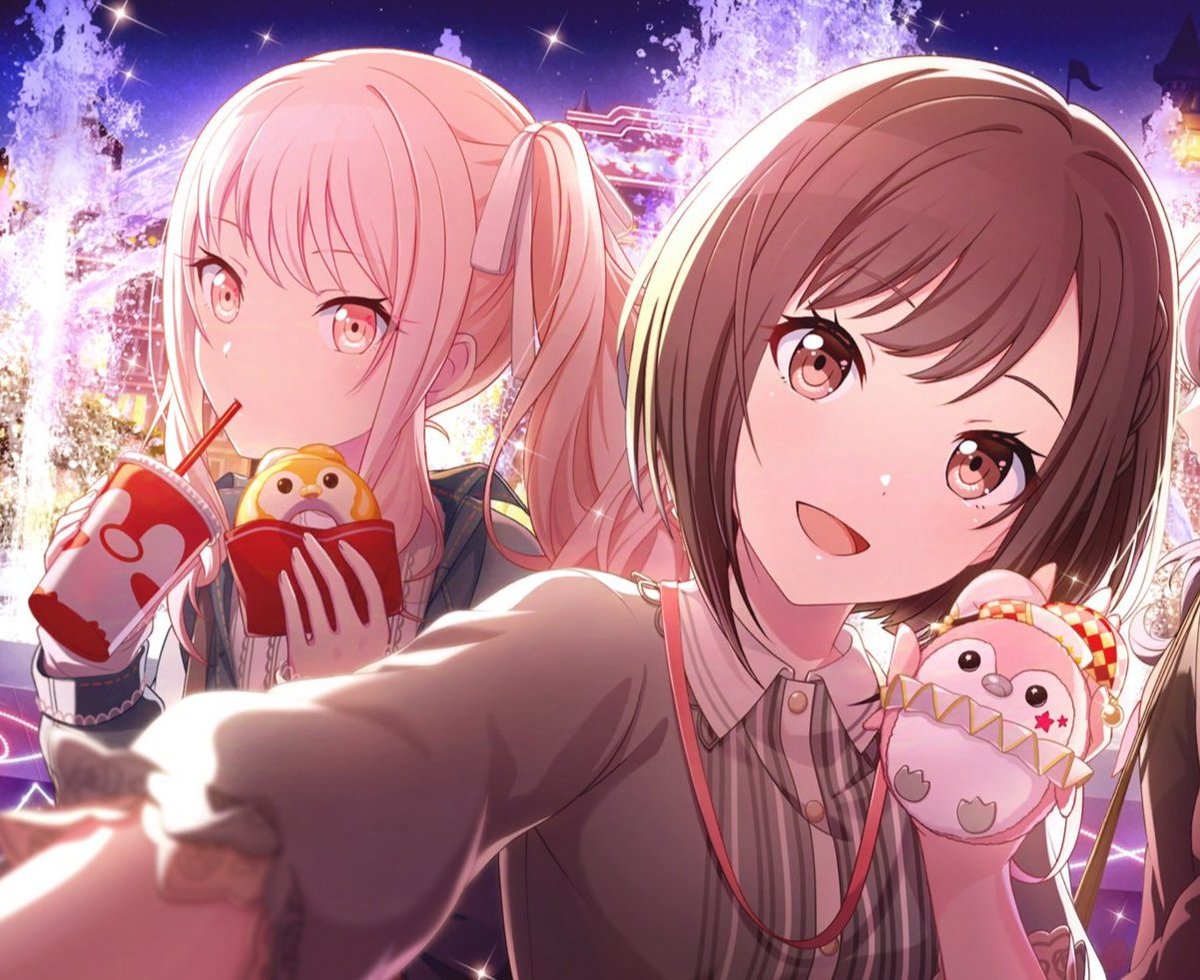 enmzen's tweet photo. Characters                      Their seiyuus https://t.co/PoFqQt9xjI