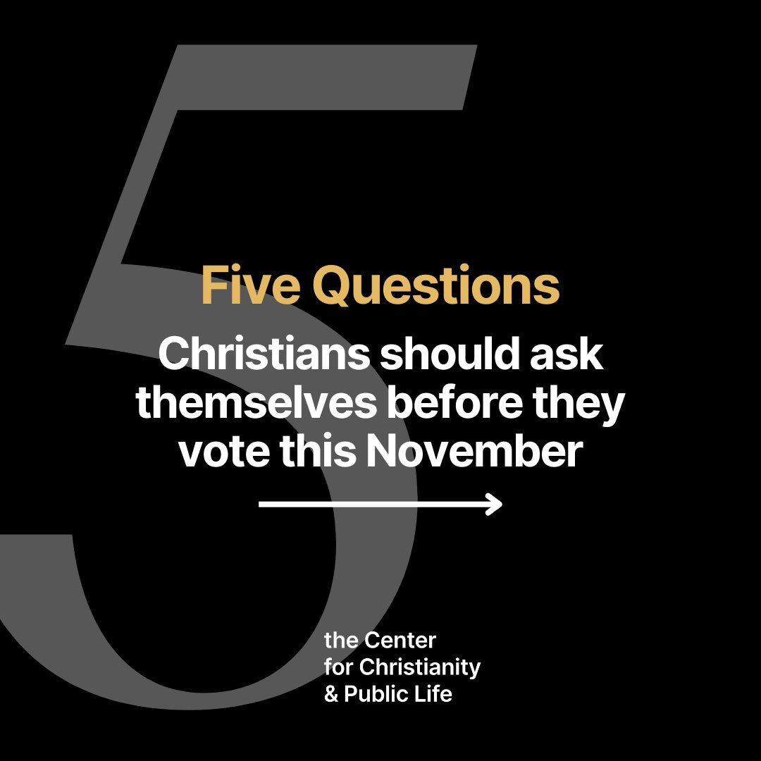 CCPublicLife's tweet photo. We designed "5 Questions Christians Should Ask Themselves Before They Vote this November" as a non-manipulative voting guide that can help you and your community discuss and decide how you will vote this November! Visit https://t.co/2fWm0C7JrR to read the  full guide! https://t.co/47kPXfPeZ7