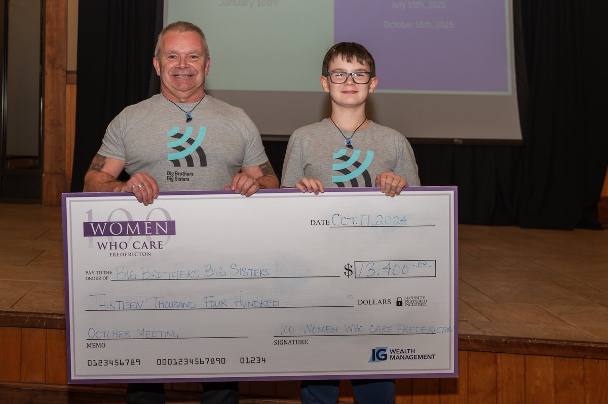 Thursday night our CEO and Big brother John Foley attended the @100womenwhocarefrede event.  Their members raised an impressive $13,400 for @bigbrothersbigsister . This funding will support our expansion into more schools and the additional activity boxes for each location.
