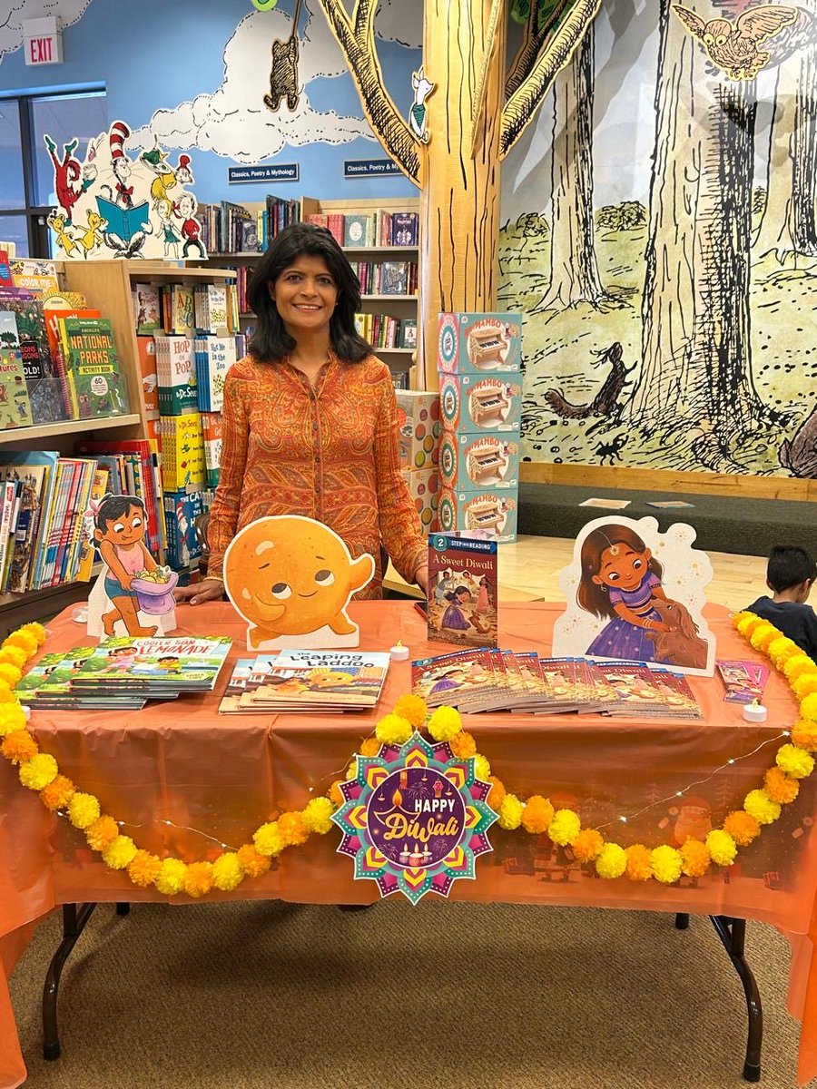 Harshita Jerath (@hjerath) on Twitter photo Celebrating my latest book, A SWEET DIWALI at Barnes&Noble
<a href="/randomhousekids/">Random House Children's Books</a> <a href="/geetaladi/">Geeta Ladi_Illustration</a> <a href="/ladderbirdlit/">Ladderbird Agency</a> Celebrating my latest book, A SWEET DIWALI at Barnes&Noble
<a href="/randomhousekids/">Random House Children's Books</a> <a href="/geetaladi/">Geeta Ladi_Illustration</a> <a href="/ladderbirdlit/">Ladderbird Agency</a>