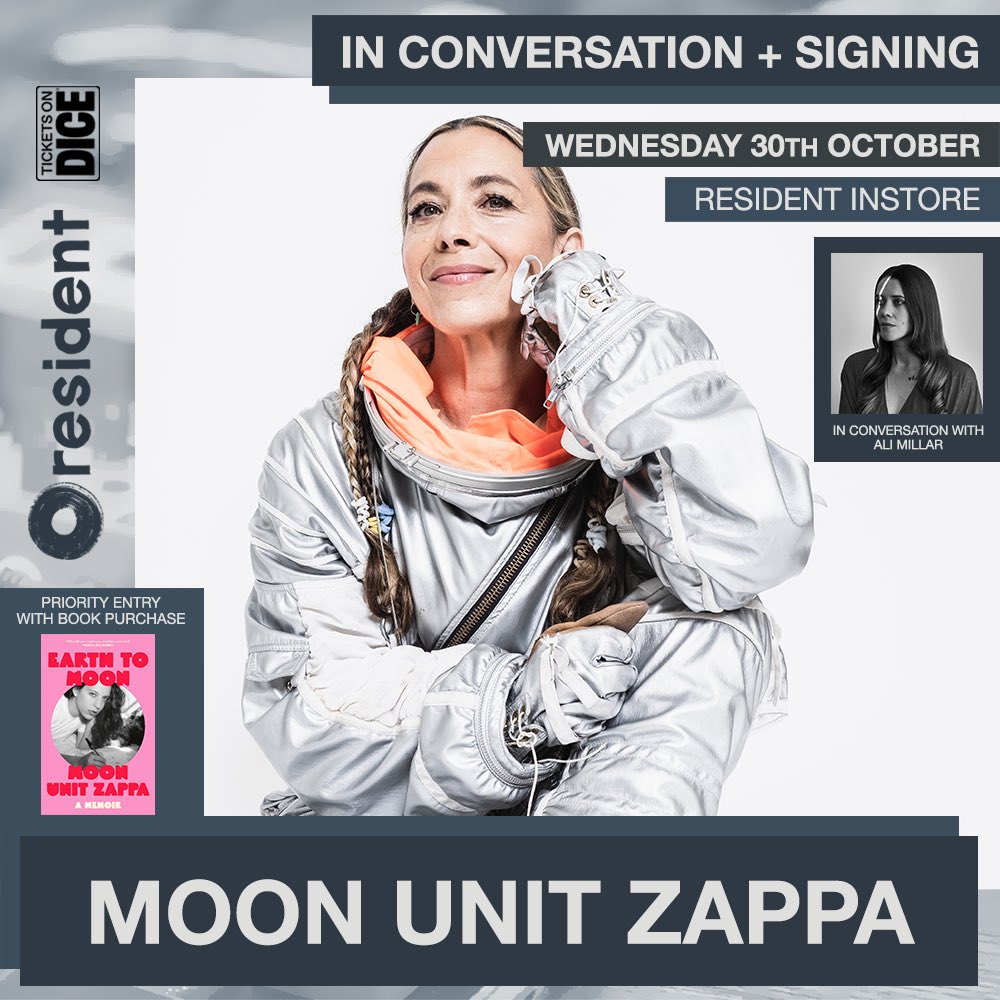 Moon Zappa (@moonzappa) on Twitter photo Then I’m heading to the UK for two events with the amazing women and writers Miki Berenyi and Ali Millar @RoughTradeBooks <a href="/leebrackstone/">Lee Brackstone</a> Then I’m heading to the UK for two events with the amazing women and writers Miki Berenyi and Ali Millar @RoughTradeBooks <a href="/leebrackstone/">Lee Brackstone</a>