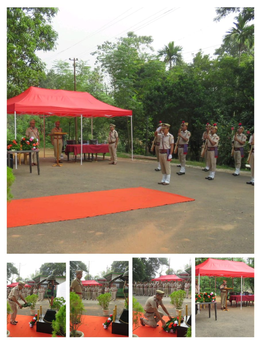 NGHPolice's tweet photo. As we remember the sacrifices of our comrades on this Martyrs' Day, the NGH DEF, along with the rest of the country observed Police Commemoration Day, paying homages and respects to those who had sacrificed their lives in the line of duty
@MeghalayaPolice
@dig_wr_tura https://t.co/866MJwPrVL