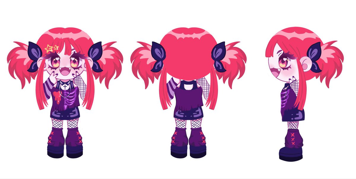 Sankla_n's tweet photo. Design a character to practice sculpting. The design is cute. I like it.
#ocart 
#characterdesign 
#Art https://t.co/DorZagCc4L