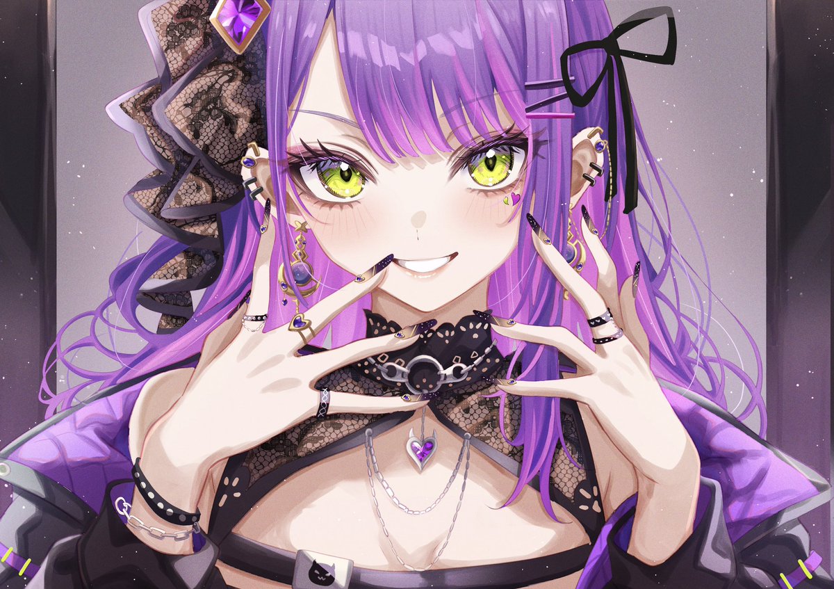 常闇トワ 「ゴシックストリートなトワ様#TOWART 」|sa-yaのイラスト