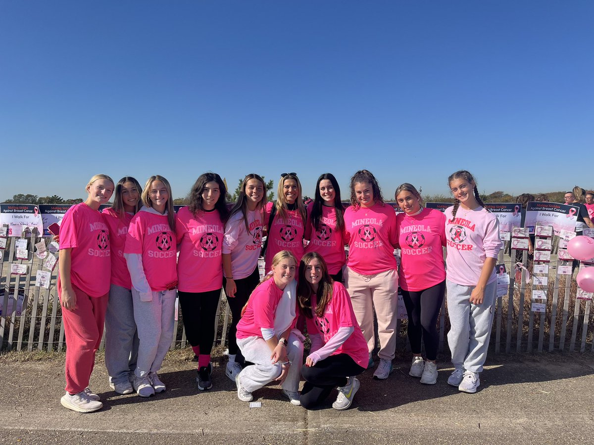 MineolaAthletics (@mineolaad) on Twitter photo From visiting Meadow Drive for a soccer clinic, to Think Pink night game and the Breast Cancer Walk at Jones Beach, Girls Soccer does an incredible job to support Breast Cancer Awareness! #MineolaProud <a href="/MineolaUFSD/">Mineola UFSD</a> <a href="/mineolahs/">Mineola High School</a> From visiting Meadow Drive for a soccer clinic, to Think Pink night game and the Breast Cancer Walk at Jones Beach, Girls Soccer does an incredible job to support Breast Cancer Awareness! #MineolaProud <a href="/MineolaUFSD/">Mineola UFSD</a> <a href="/mineolahs/">Mineola High School</a>