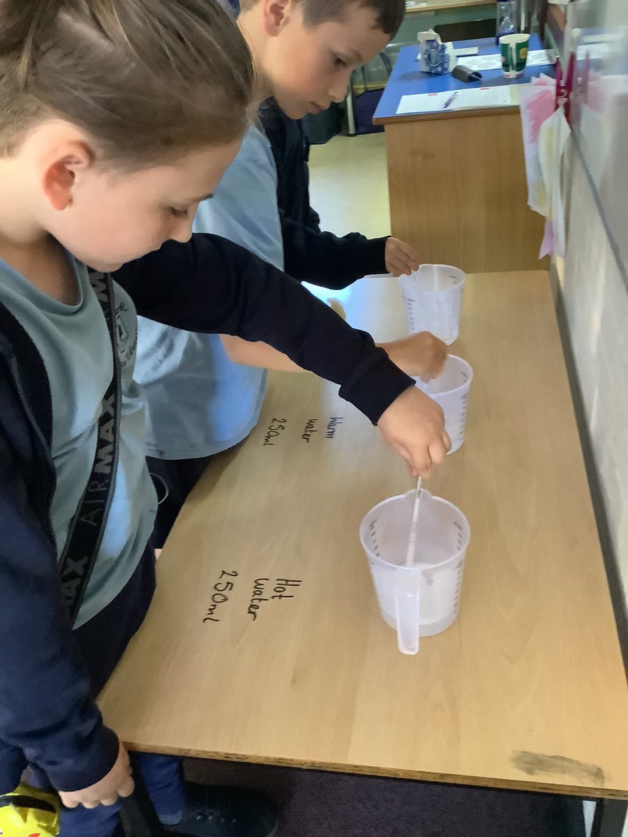 GPSYear5's tweet photo. Last week we investigated how long it would take for sugar cubes to dissolve in water #gpsscience https://t.co/h6LH5A7QAZ
