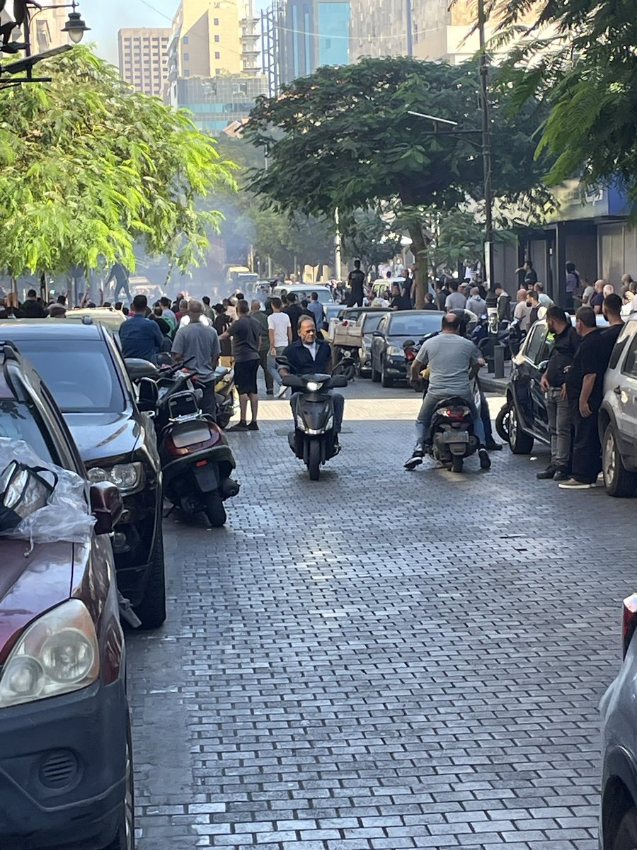 تضارب خلال محاولة إخلاء مبنى من قاطنيه من النازحين