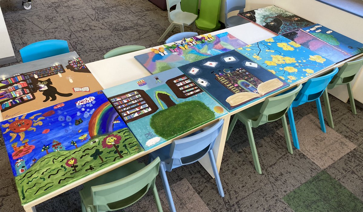 Luton Libraries Well & Wise (@lutonwellwise) on Twitter photo A huge thank you to the students <a href="/ChilternA/">ChilternAcademy</a> for designing this fantastic artwork for <a href="/LutonLibraries/">Luton Libraries</a>
Their hard work has been well received by library visitors 👏
Check out the full display in the children's library at Luton Central Library 😃
<a href="/ActiveLuton/">Active Luton</a>
#Luton #Art A huge thank you to the students <a href="/ChilternA/">ChilternAcademy</a> for designing this fantastic artwork for <a href="/LutonLibraries/">Luton Libraries</a>
Their hard work has been well received by library visitors 👏
Check out the full display in the children's library at Luton Central Library 😃
<a href="/ActiveLuton/">Active Luton</a>
#Luton #Art