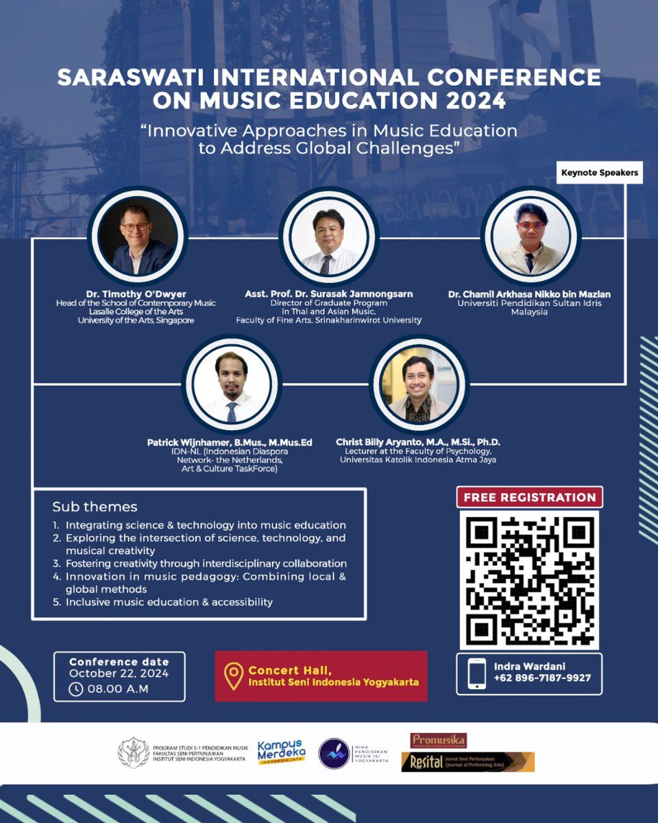 I’m boarding my flight soon to present at the Saraswati International Conference on Music Education 2024! I’ll present part of my PhD study. See you tomorrow, Yogyakarta!

If you’re interested, you can register here: bit.ly/SICME