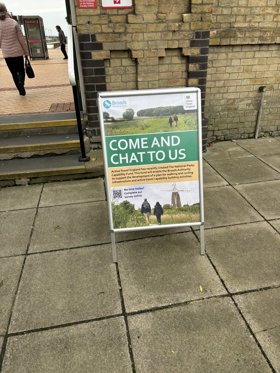 Lowestoft Central (@lowestoftcentr1) on Twitter photo Today in our Parcels Office at <a href="/greateranglia/">Greater Anglia</a> <a href="/WherryLines/">Wherry Lines</a> #Lowestoft station, a team from the <a href="/BroadsNP/">Broads National Park</a> are asking the public for input into opportunities available through <a href="/activetraveleng/">Active Travel England</a> National Parks Capability Fund. They are here until 3pm - all welcome! #CommunityRail Today in our Parcels Office at <a href="/greateranglia/">Greater Anglia</a> <a href="/WherryLines/">Wherry Lines</a> #Lowestoft station, a team from the <a href="/BroadsNP/">Broads National Park</a> are asking the public for input into opportunities available through <a href="/activetraveleng/">Active Travel England</a> National Parks Capability Fund. They are here until 3pm - all welcome! #CommunityRail