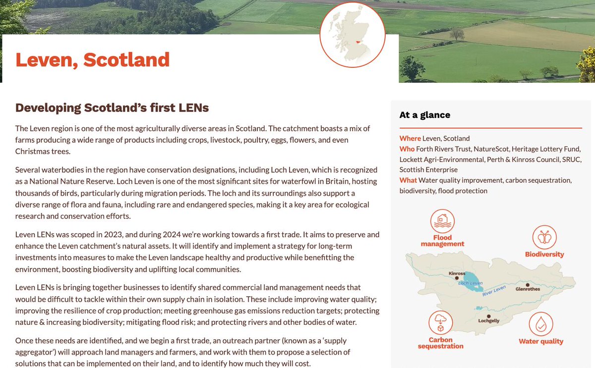 ForthRiversT's tweet photo. We’re excited to announce that our Leven LENs project is officially on the Landscape Enterprise Network website! Follow our journey to establishing Scotland’s first LENs – https://t.co/gGIoGafpVb https://t.co/UX5RSwFIkS