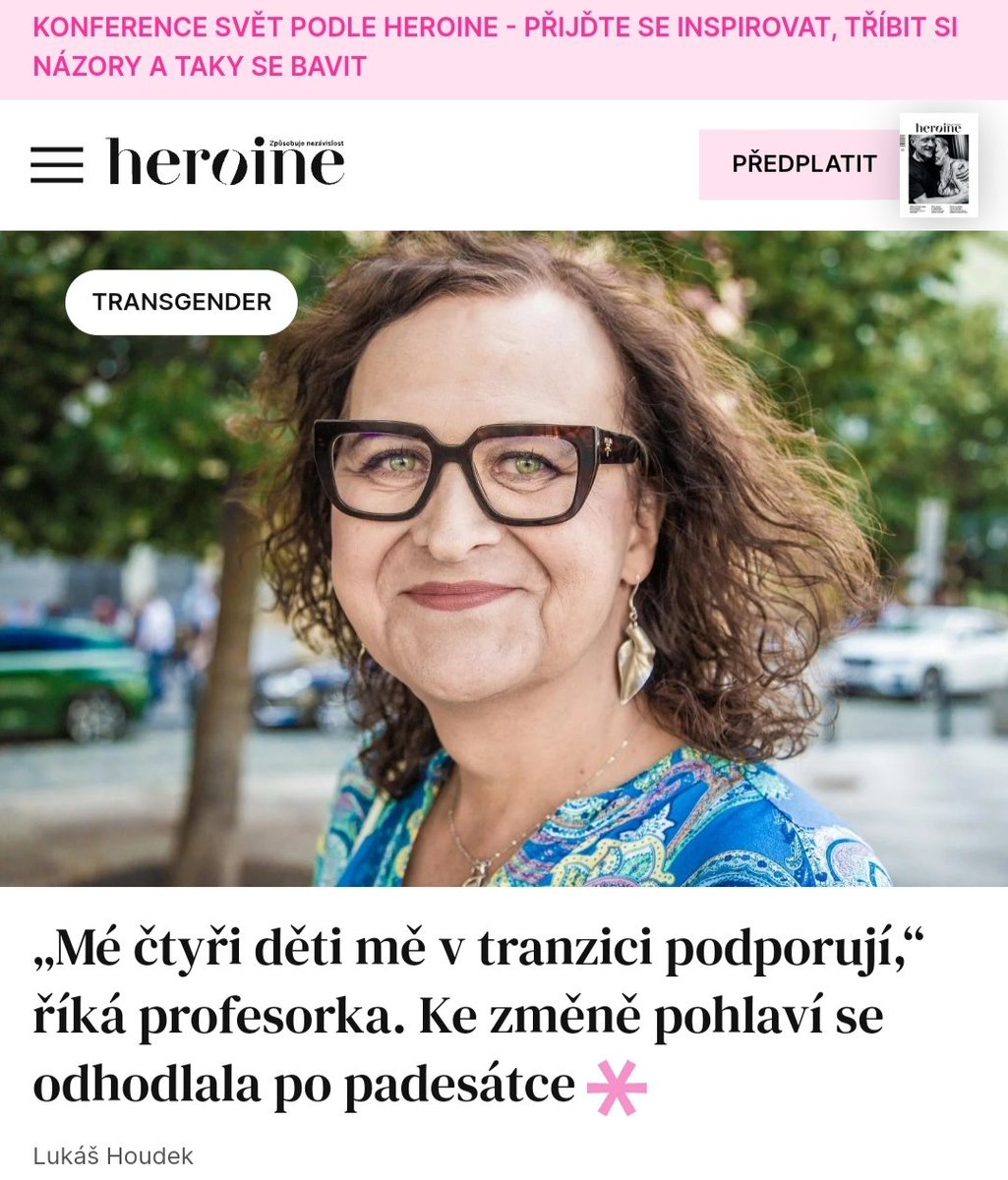 Valentýnka teenka to dotáhla do Heroine. Co myslíte, vyhlásí ji taky inspirativní ženou roku jako Lenku Královou? Abychom si my, obyčejné ženy od narození, měly z koho brát příklad?