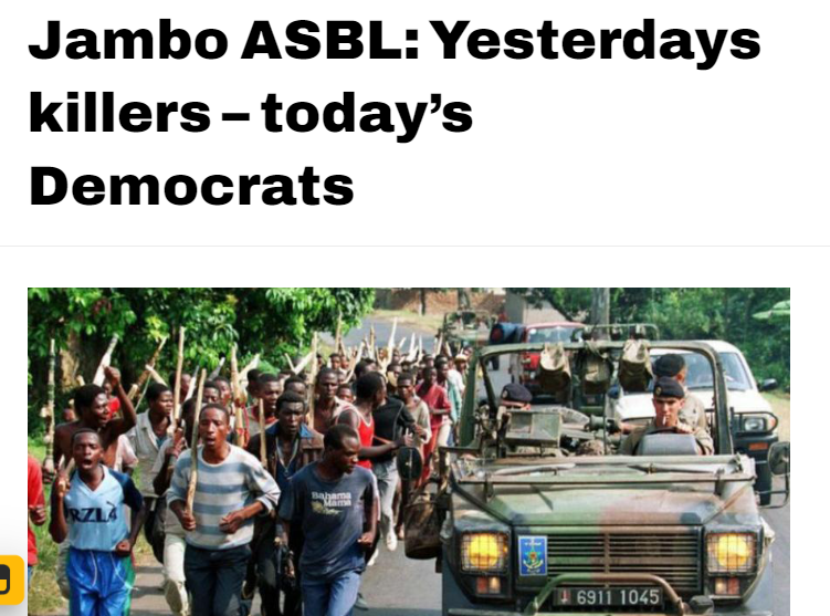GByaruhanga01's tweet photo. For beginners, #JamboAsbl is anti-#Rwanda outfit made of the offspring of genocide perpetrators mainly based in #Beligium, #Netherland, #France and #Germany.
The group members contribute funds on a monthly basis to fund #FDLR's terrorism activities in #DRC and their evil agenda to attack #Rwanda and overthrow her democratically elected leadership.
Members of the same outfit @NormanIshimwe @dzaneza @gmbonyumutwa @ruhumuza contribute (using various international media platforms) to the hostile media schemes aimed at undermining and smearing the current leadership in #Rwanda.
The outfit peddles narratives anchored on genocide denial and pushing the tribal agenda with a view of reinstating the #HutuExtremists rule in #Rwanda.
The #EU's support to the #Rwandan army won't be halted by the genocidaire outfit, the existing good relationship between #Rwanda and #EU will continue through expansion of areas of collaboration.
@jamboasbl @FDU_Inkingi @r_rukaka @albcontact @Rugusuki @MweneGahaya @LawrenceRugwiro @byukavuba @harerimana_tito