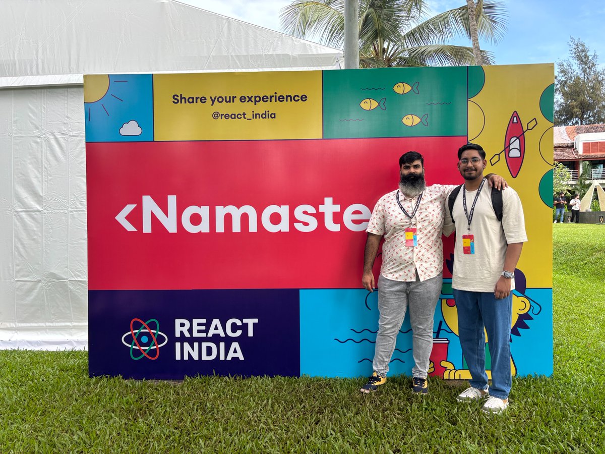 lubusIN's tweet image. Wow, #ReactIndia2024 was such a vibe! 🌊

What a unique setting to share knowledge, build connections, and dive into the latest React trends, it was a feast for the tech-savvy souls! Met so many amazing folks—each with a story to tell. Can’t wait for next year! 🙌