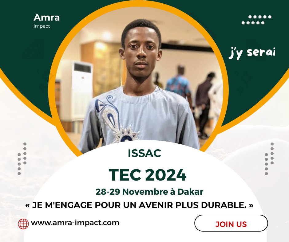 Je suis fiere de participer au Trophée de l'Excellence Climatique 2024 ! 
C’est un honneur d’être sélectionnée parmi les innovateurs et acteurs du changement climatique pour cet événement qui se tiendra au Sénégal du 28 au 29 novembre 2024. 
<a href="/cejustogo_cejus/">CEJUS</a> <a href="/sartain_stephen/">stephen SARTAIN</a>
