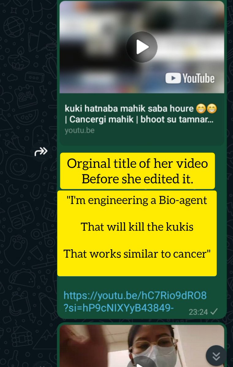 DynastyDoungel's tweet photo. Dear @TaipeiMedicalU, a Ph.D Student Pinky Khuman from Manipur, India been working 24/7 to create biotech-virus to kill Kuki-Zo Community. This monster must be penalized immediately. This is completely unethical. Taiwan image in jeopardy. 
@MOFA_Taiwan @Taiwan_Today @NMC_IND https://t.co/pEVlDeWM40