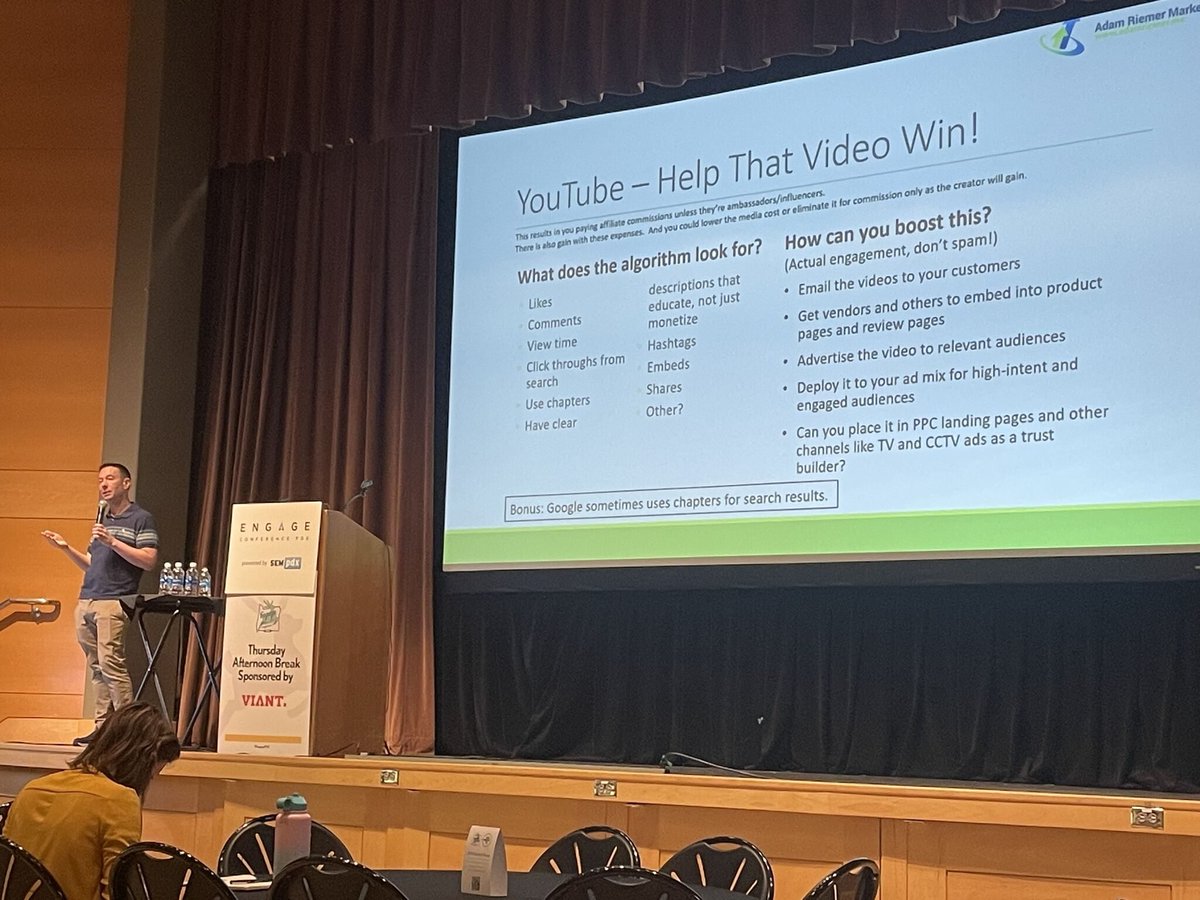 rollerblader's tweet photo. Had an awesome time speaking at #SEMpdx.  Thank you for having me out there and for the photo Trish!  #SEO #engage @SEMpdx https://t.co/tBJRHgpUbY