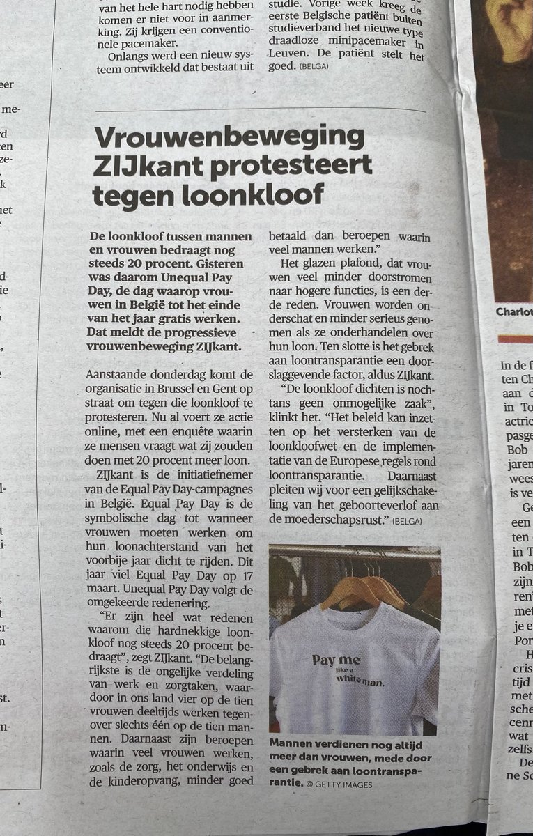 #unequalpayday #UEPD2024 ⁦<a href="/zij_kant/">zij-kant</a>⁩ ⁦@equalpaydayBE⁩ #loonkloof