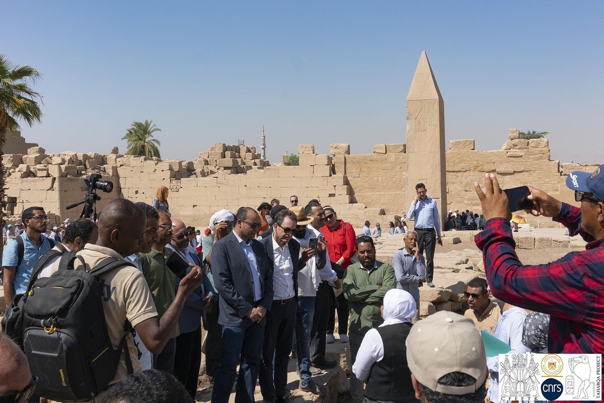 On 14 October, during the French-Egyptian meeting of the <a href="/CFEETK/">CFEETK</a>, I had the pleasure of presenting with Dr. Amira Fawzy our work in the Edifice of Taharqa  to Dr. Mohamed Ismael, Secretary general of the SCA, and to Mr. Eric Chevallier, the French Ambassador (<a href="/FranceenEgypte/">Embassy of France in Egypt</a>).