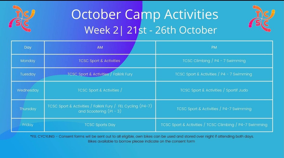 Week 2 is off to a fun start 🤩

We had lots of fun last week and can’t wait to see what this week has to offer 🧗🏀🏓

Half day bookings are now available if you would like to come along and have a try but haven’t signed up yet!!!

Book now❗️

…ystcommunitysportsclub.sumupstore.com/products?categ…
