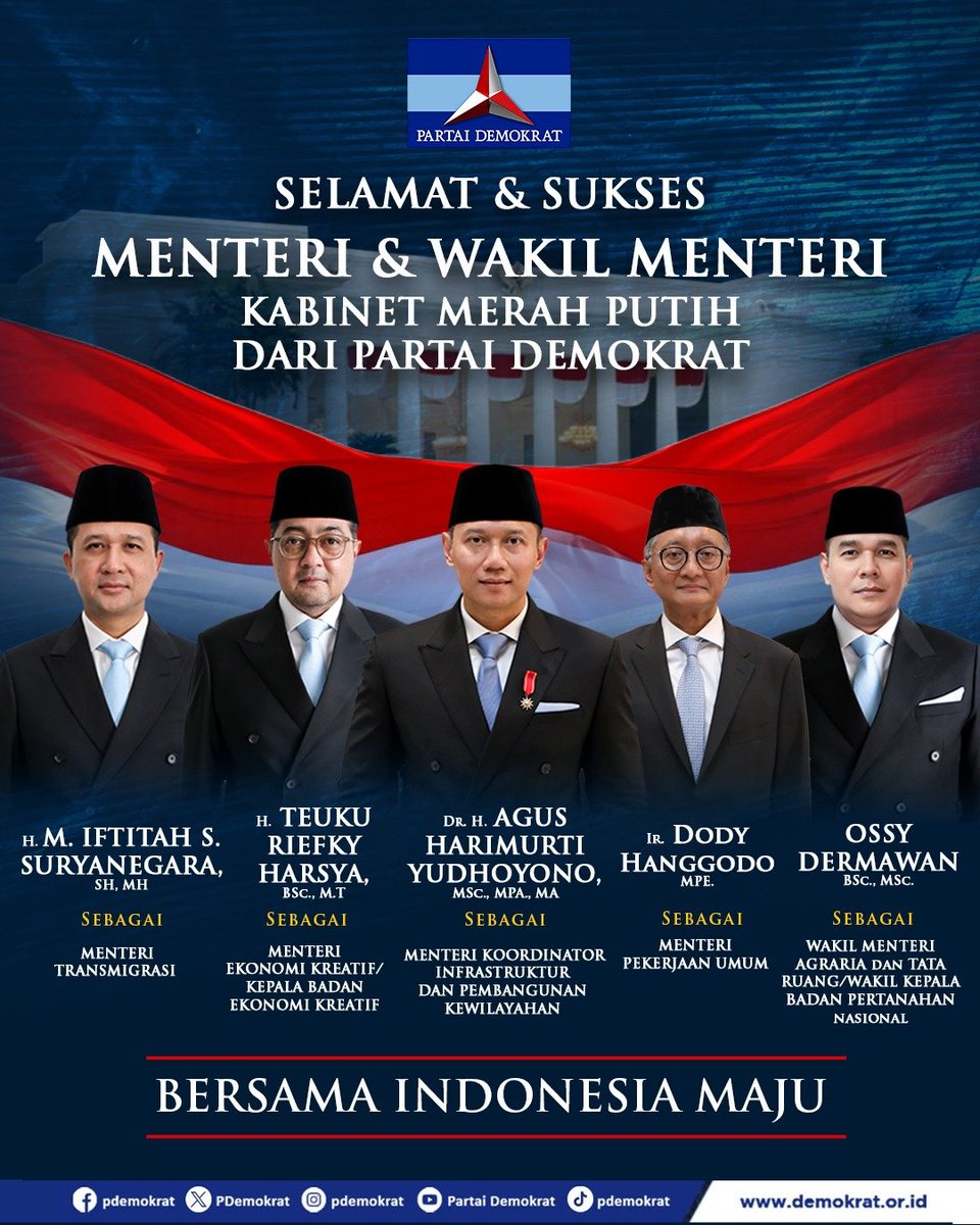 Partai Demokrat tweet media