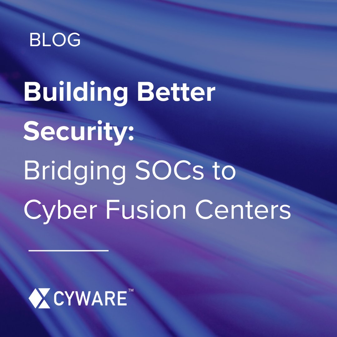 CywareCo's tweet image. Real talk: if your SOC isn&apos;t evolving, it&apos;s falling behind. Evolving to a #CyberFusion Center is more accessible than you might think. 

WATCH NOW: bit.ly/4h4LliV

#SecOps #ThreatIntelligence #SOAR #Cybersecurity #InfoSec #SecurityOperations