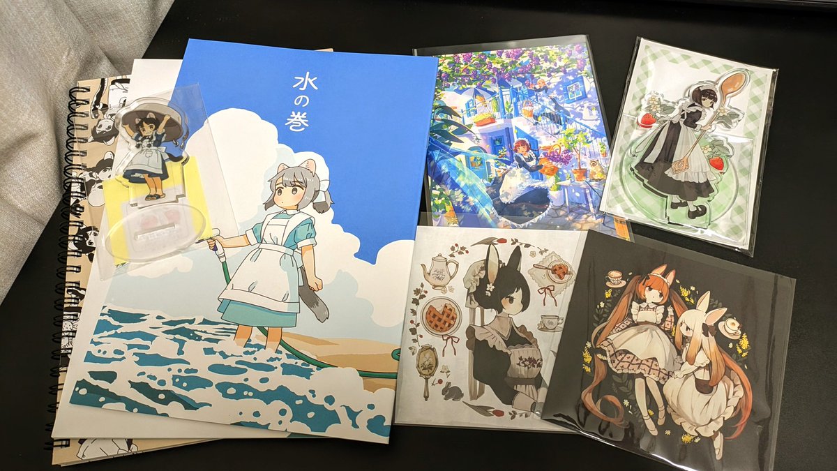 kukuicoppola's tweet photo. #Classic2 展行けました！素敵メイドさんのイラストに癒やされる空間でした。さくたけままの新作グッズも無事買えてホクホクですෆ⁠╹⁠ ⁠.̮⁠ ⁠╹⁠ෆ https://t.co/ARFF4nE15P