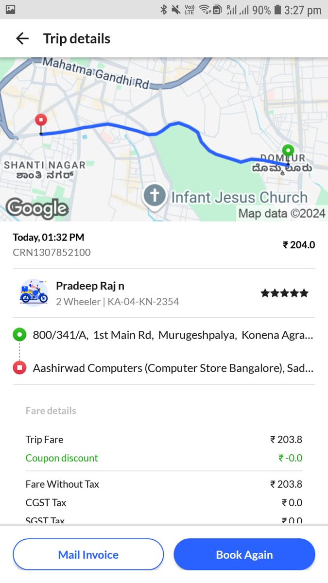 jinojames007's tweet photo. @porterit_ I have sent an item at around 1:45PM and I got a mail says it's delivered.but the receiver is not received yet. Trying to contact your customer care from 3:00PM without any success till now. What service is this ? This is an emergency case and you are playing with the customers https://t.co/PpnD0cJ1wq