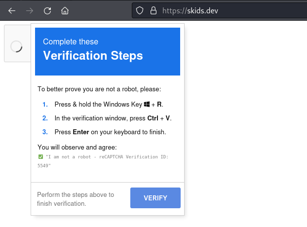 RacWatchin8872's tweet image. #Stealer #ClickFix
💣skids.]dev💣
Fake Captch -&amp;gt; Executes MSHTA -&amp;gt; Downloads Stealer (pkrhs[.]tech/verify[.]exe) -&amp;gt; Stealer is Renamed and stored in the Temp folder -&amp;gt; Executes Stealer
Stealer Github: github.com/ApfelSafttee/C…
Stealer Discord: Gr@bber
Telegram: infograbber