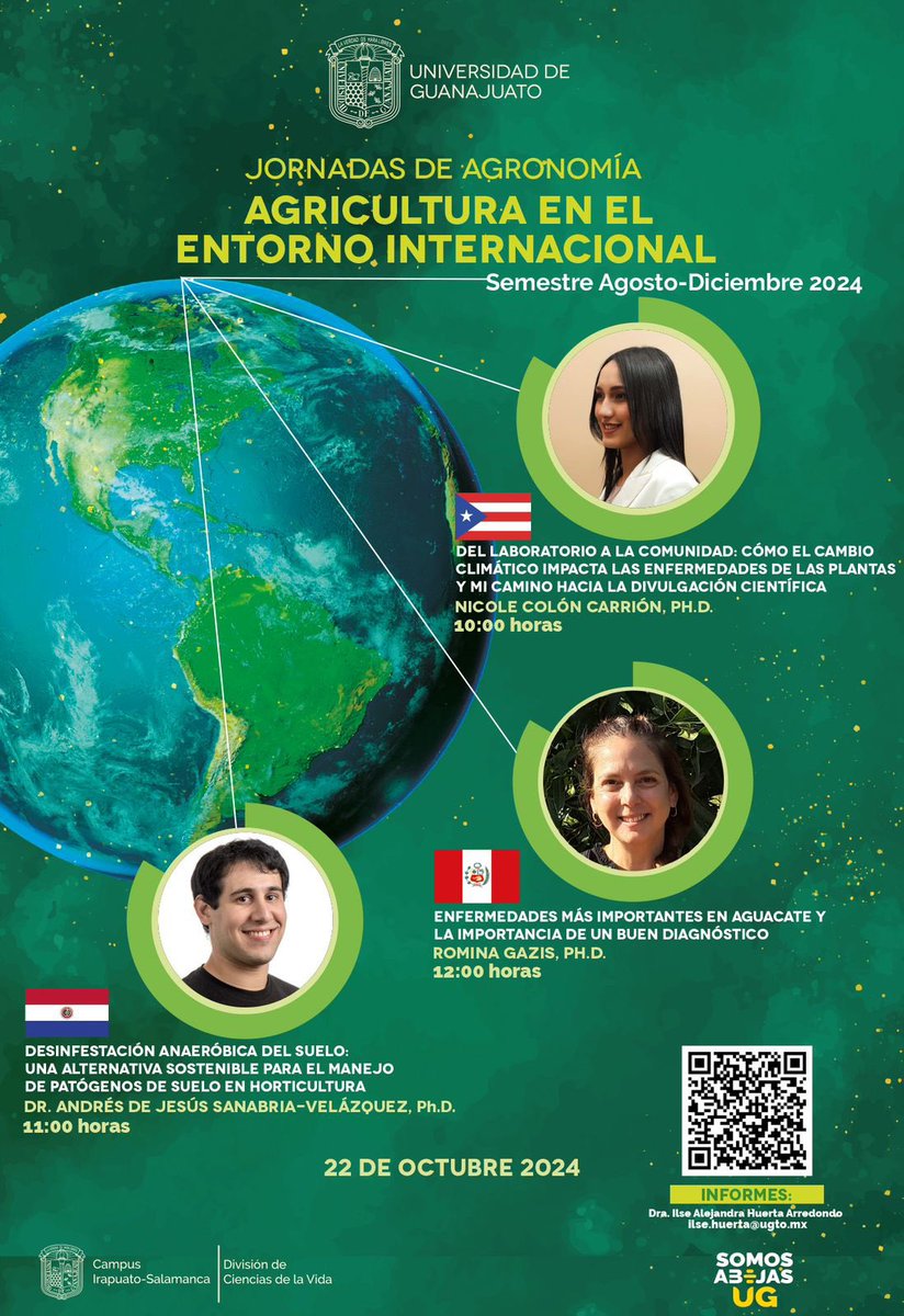 Tropical Plant Clinic & Research Lab (@clinicplant) on Twitter photo Looking forward to participating in this international webinar series highlighting #HispanicHeritageMonth #latin plant pathologists 🤓🧫🔬👨🔬
<a href="/APS_OIP/">APS Office of International Programs</a> <a href="/UFPlantPath/">UF/IFAS Plant Pathology Department</a> <a href="/UFTropical/">UF IFAS Tropical Research and Education Center</a> <a href="/UF_IFAS/">UF IFAS Solutions</a> <a href="/NifaScriAvocado/">NIFA SCRI Avocado</a> <a href="/plantdisease/">The American Phytopathological Society</a> <a href="/ippcnews/">IPPC | International Plant Protection Convention</a>
#planthealth #plantdoctor Looking forward to participating in this international webinar series highlighting #HispanicHeritageMonth #latin plant pathologists 🤓🧫🔬👨🔬
<a href="/APS_OIP/">APS Office of International Programs</a> <a href="/UFPlantPath/">UF/IFAS Plant Pathology Department</a> <a href="/UFTropical/">UF IFAS Tropical Research and Education Center</a> <a href="/UF_IFAS/">UF IFAS Solutions</a> <a href="/NifaScriAvocado/">NIFA SCRI Avocado</a> <a href="/plantdisease/">The American Phytopathological Society</a> <a href="/ippcnews/">IPPC | International Plant Protection Convention</a>
#planthealth #plantdoctor