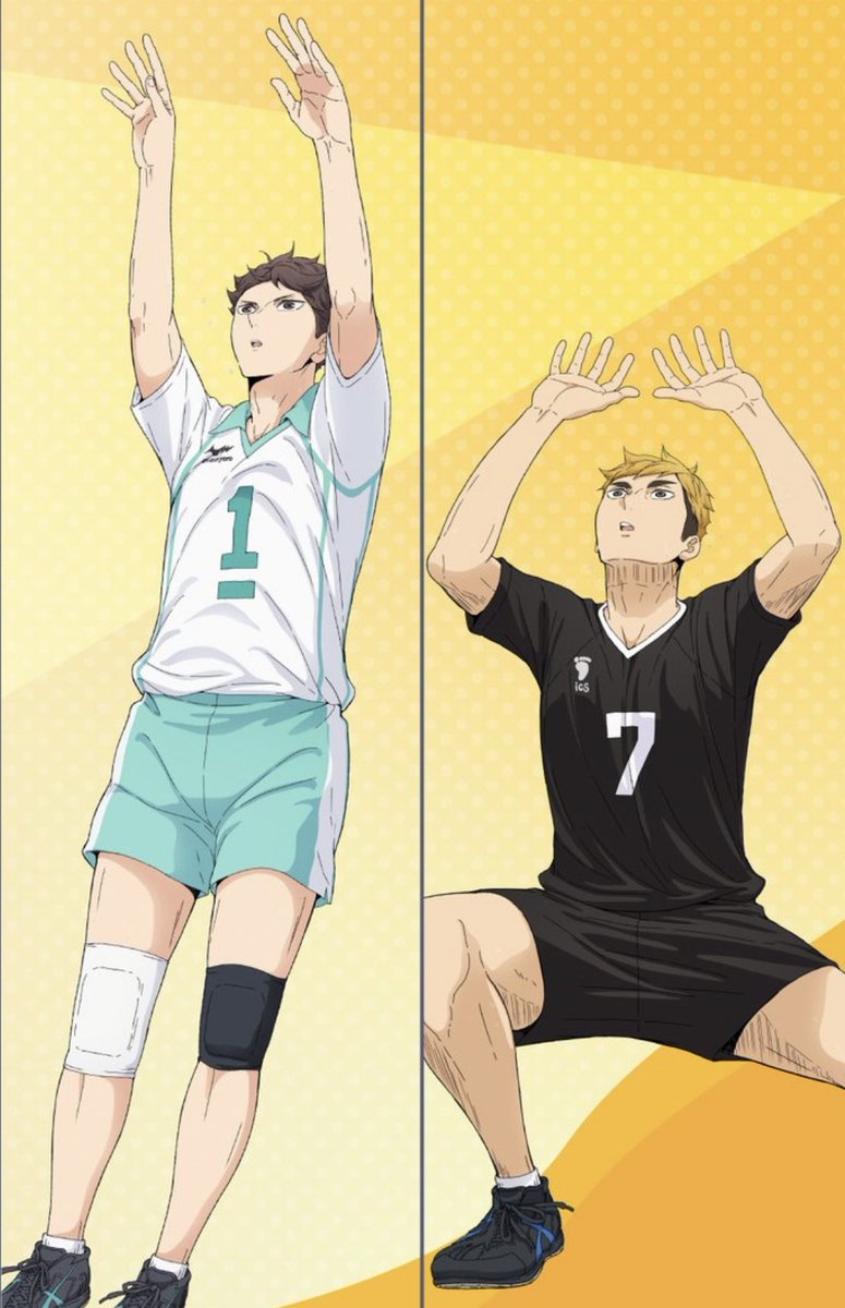 oikawa1001's tweet photo. thank you to whomever is putting oikawa and atsumu next to each other, I know that you know what they’re doing https://t.co/Fw1cH20hAp