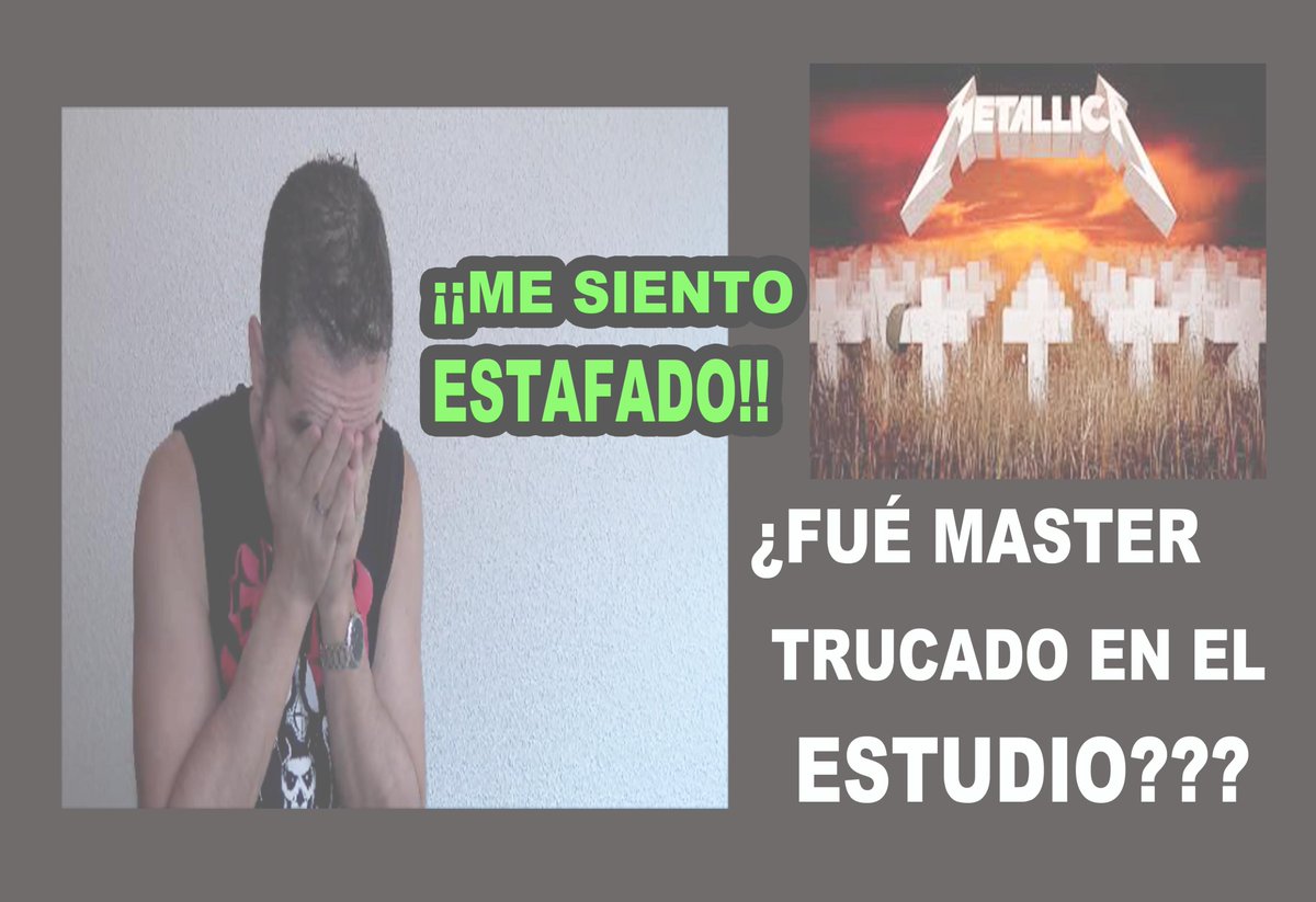 NOS ENGAÑÓ METALLICA GRABANDO MASTER OF PUPPETS MÁS LENTO... Y SUBIENDO ... youtu.be/e8R-M6UQjMc?si… a través de <a href="/YouTube/">YouTube</a>