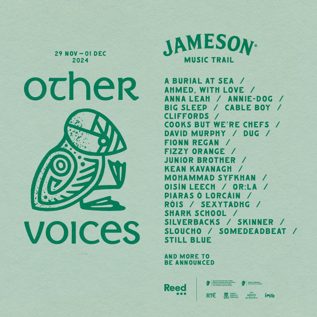 🪩D i n g l e h e r e w e c o m e🪩

It’s a big day at OV HQ as we bring you some very exciting news.

We’d like to first give a huge welcome to our friends <a href="/JamesonIreland/">Jameson Ireland</a> who are this year's Music Trail partner! 💚

And what a Music Trail it is…we’ve just announced the first