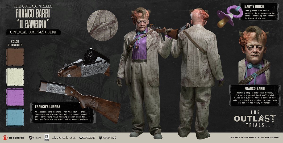 GLITCHEDDEAD's tweet photo. Actually, if you like the look of Mother you should check out, Coyle, Barbi and the Grunts ✨and if you like the look of them you should get the game 🙂‍↕️ https://t.co/87Yh2ssB5G