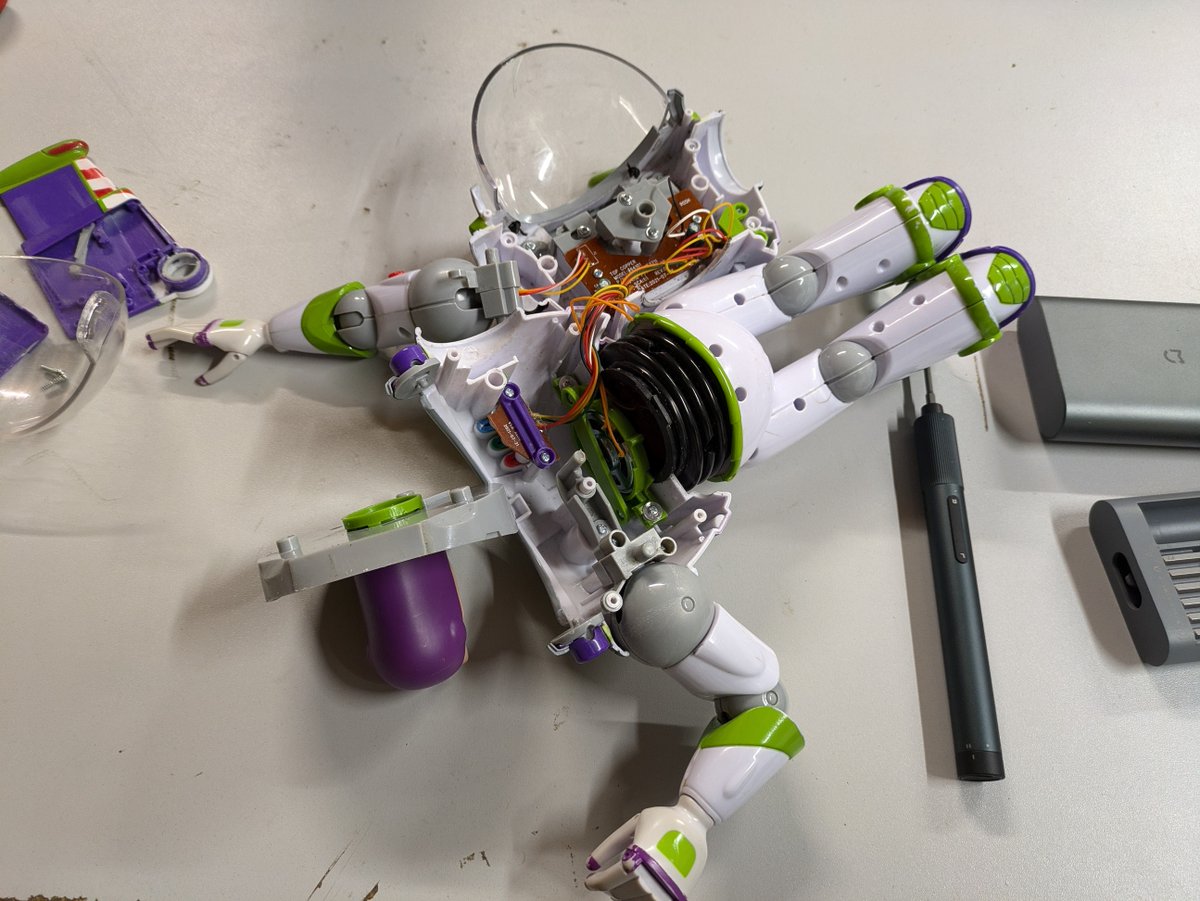 <a href="/TOG_Dublin/">Tog Hackerspace</a> <a href="/CRNIreland/">CRNI</a> @RepairCafe_E <a href="/DublinCityPPN/">Dublin City PPN</a> <a href="/Repair_My_Stuff/">Repair My Stuff</a> <a href="/RepairActs/">RepairActs</a> <a href="/RediscoveryCtr/">Rediscovery Centre</a> <a href="/Clrdowney/">Claire Downey</a> I got to take a look at some interesting items. A mobility scooter in from another <a href="/IrishSheds/">Irish Men's Sheds Association</a>  and my favourite of the day a Buzz Lightyear #repair