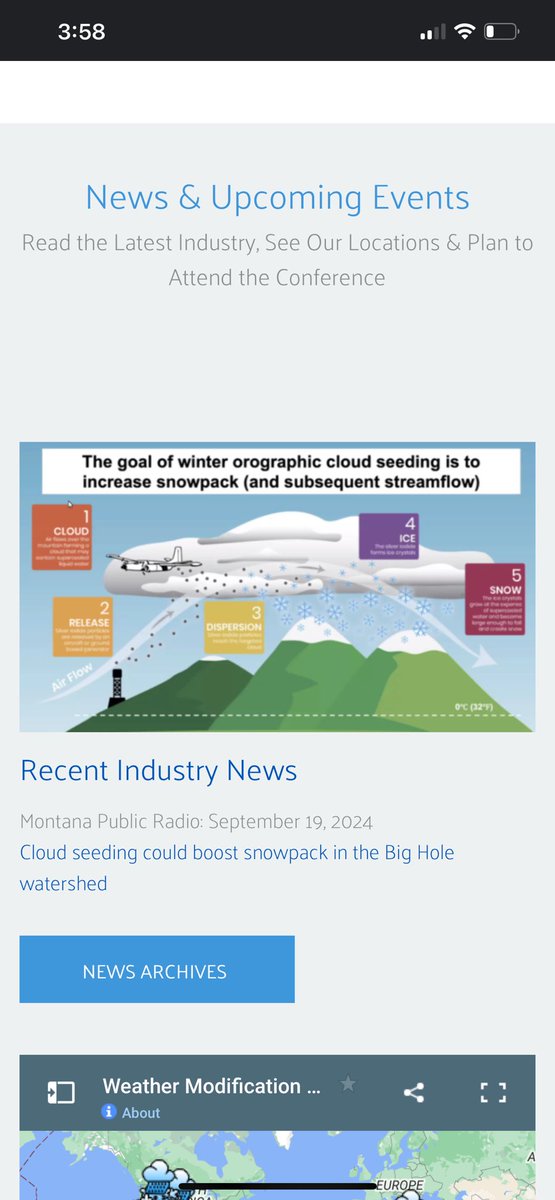 LynxTotem's tweet image. I’m sure everyone knows about this ? I’m just slow to get the memo….. current weather mod projects ongoing USA and Europe. #WeatherModification #weathermod #WeatherModificationassociation #geoengineering #chemtrail @ANGRYNIC2 @BGatesIsaPyscho @WindsorDebs @Chemtrail101